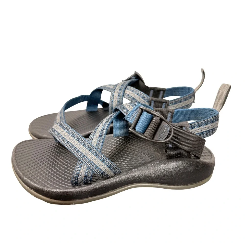 Chaco Kids Z1 Sport Sandals Blue Adjustable Strap Hiking Water Shoes US 2